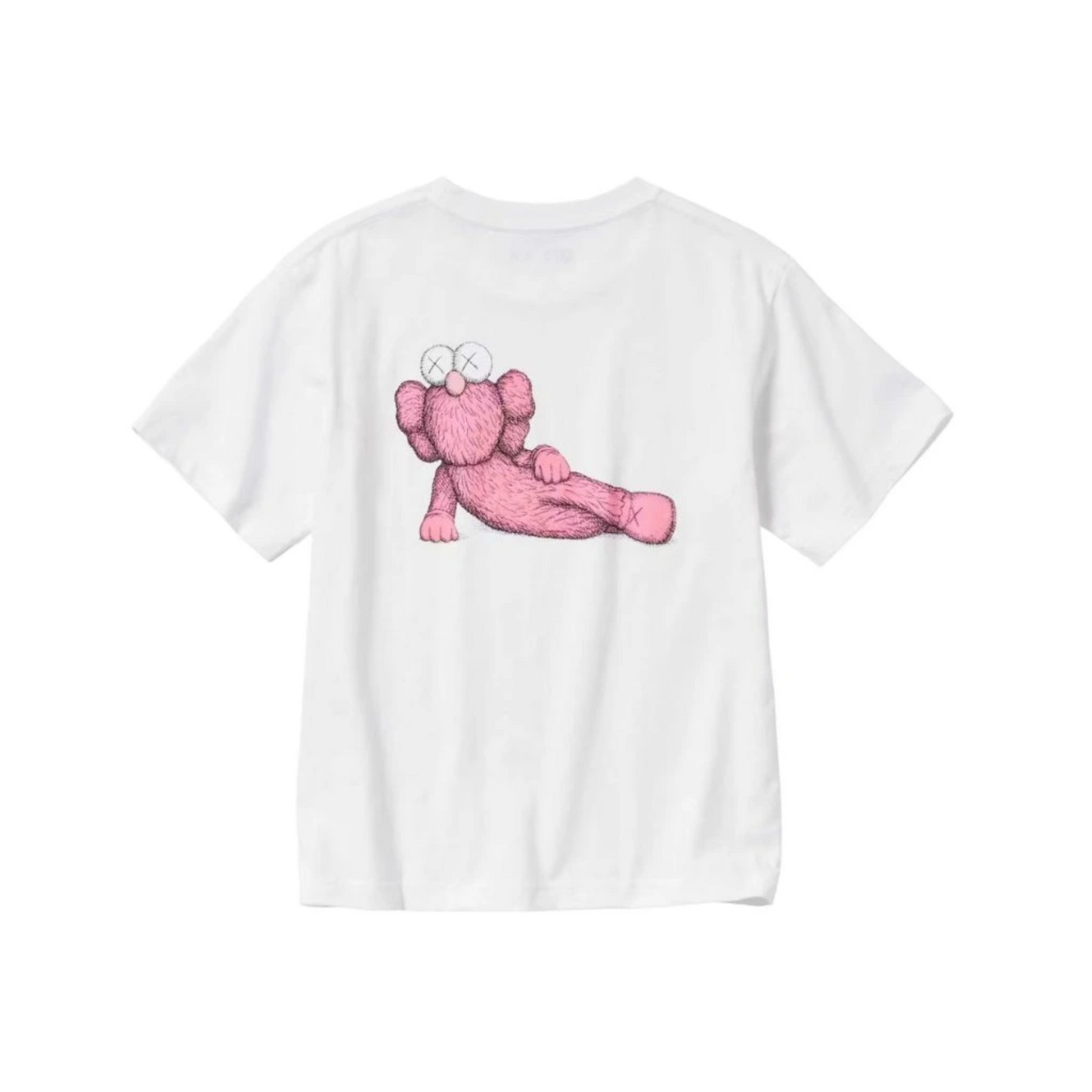 KAWS x Uniqlo UT Short Sleeve Graphic T-shirt Pink White