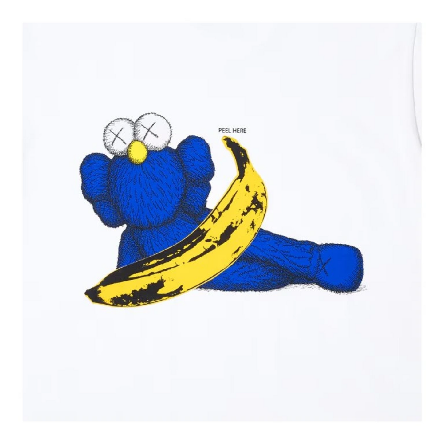 KAWS x Uniqlo Warhol UT Graphic T-shirt Blue White