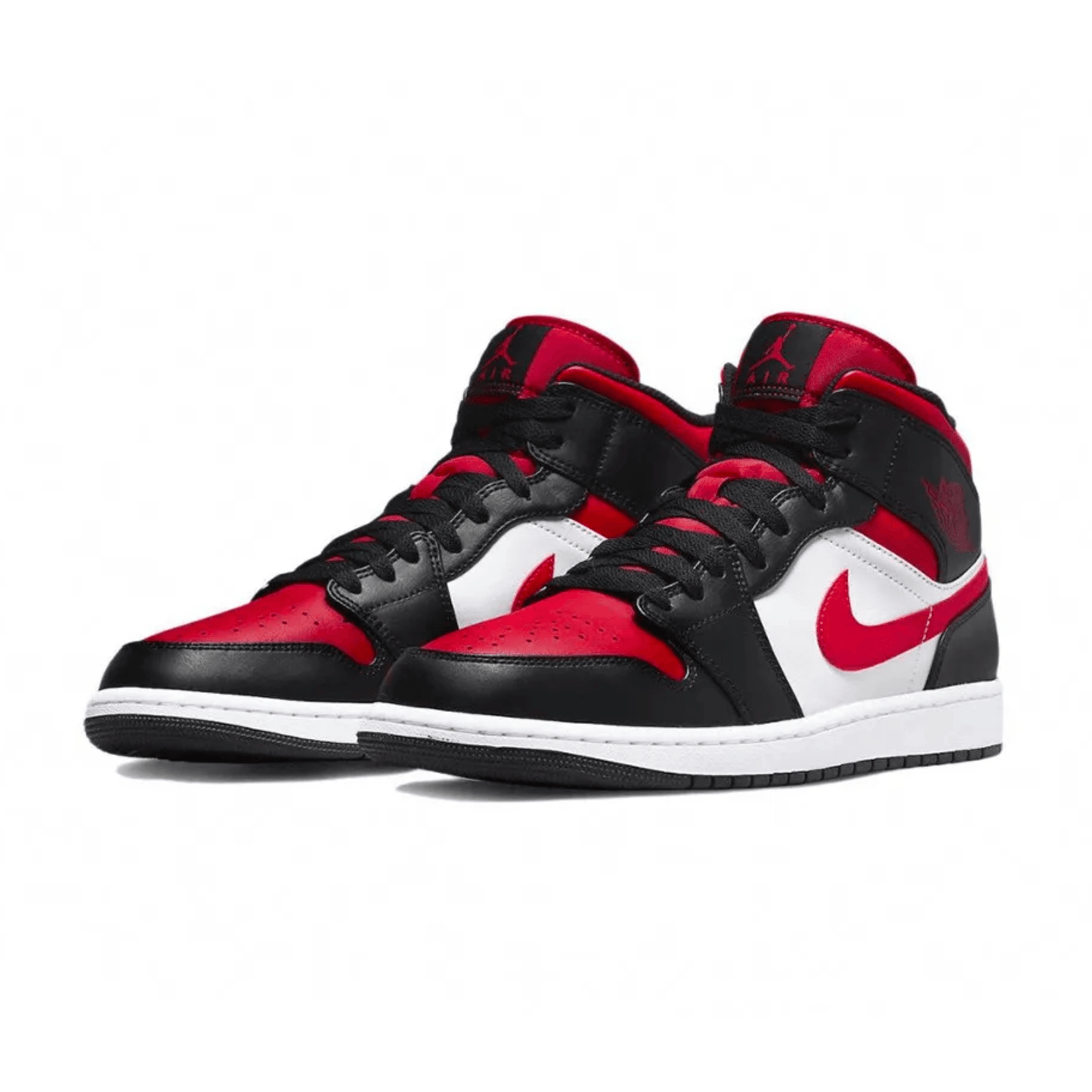 Air Jordan 1 Mid White Black Red - SNEAKERS OF WISDOM