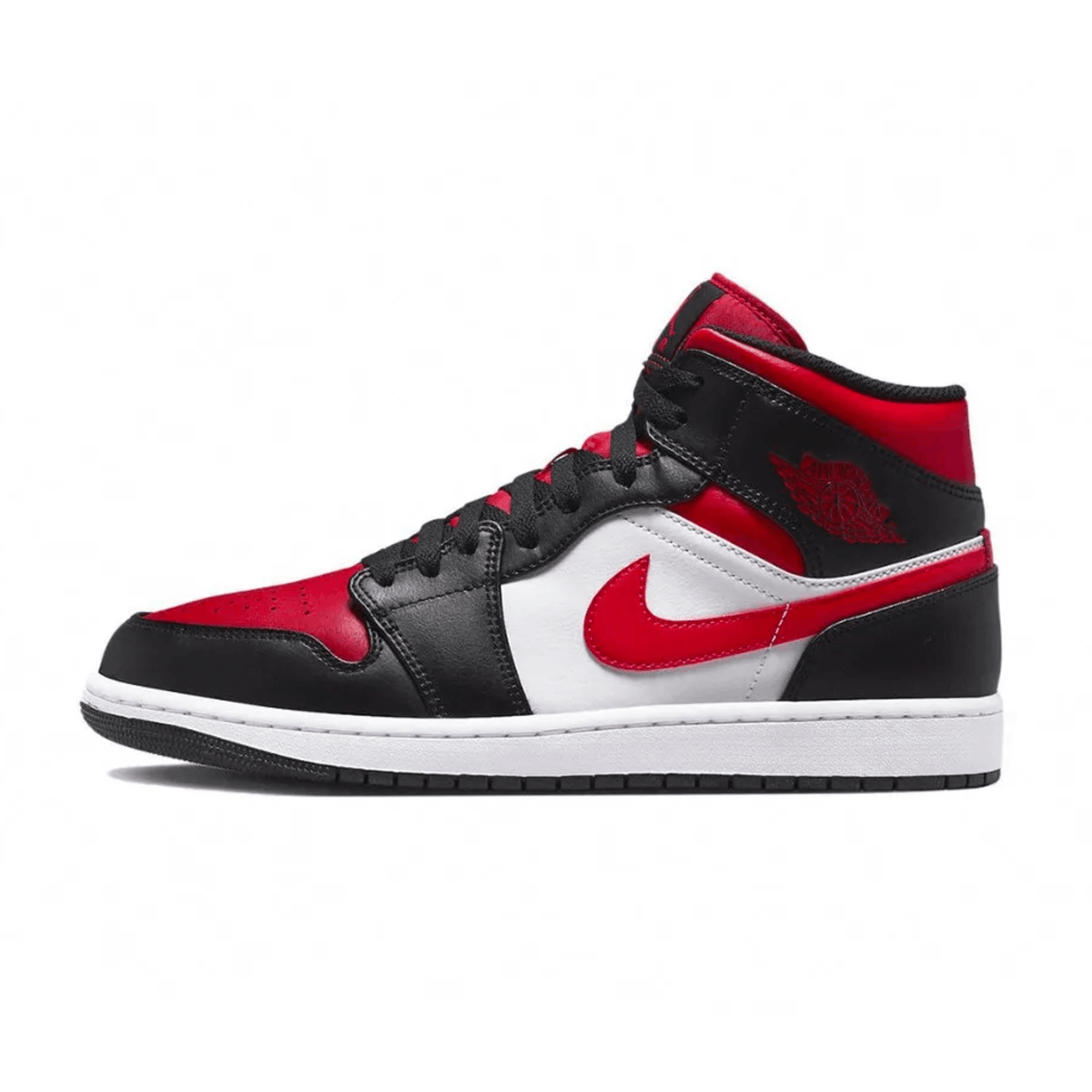 Air Jordan 1 Mid White Black Red - SNEAKERS OF WISDOM