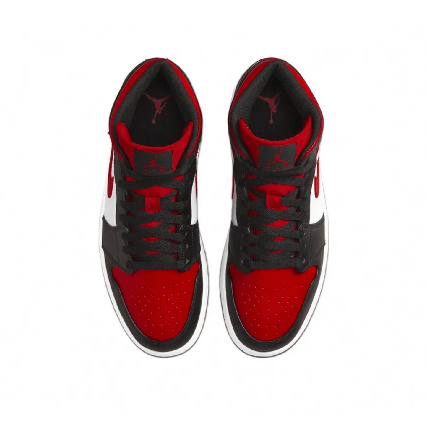 Air Jordan 1 Mid White Black Red - SNEAKERS OF WISDOM