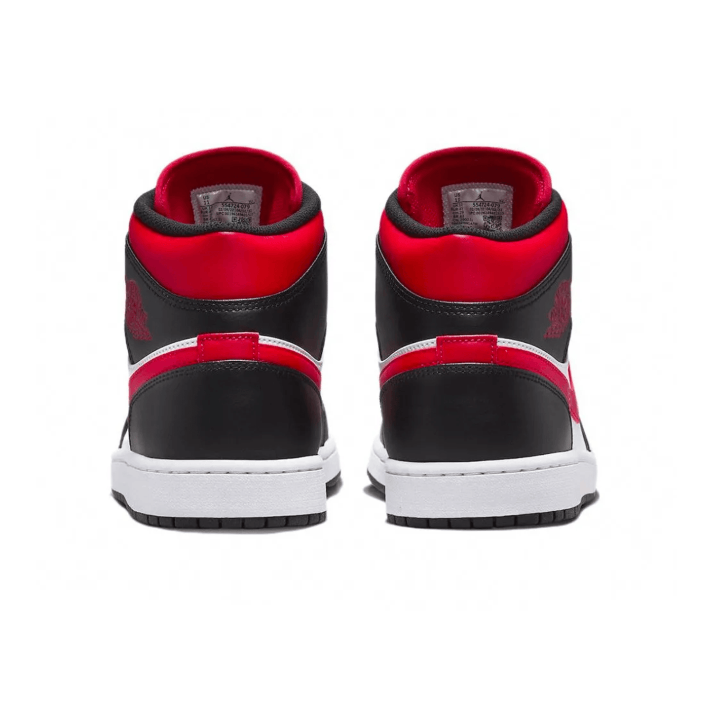 Air Jordan 1 Mid White Black Red - SNEAKERS OF WISDOM