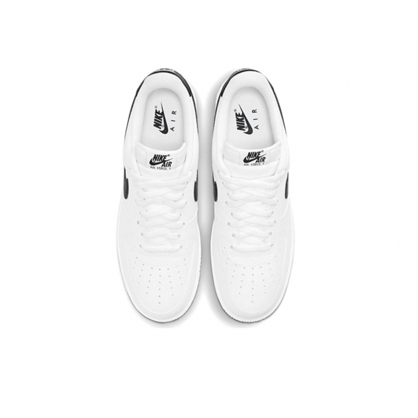 Nike Air Force 1 Low '07 White Black Pebbled Leather - SNEAKERS OF WISDOM