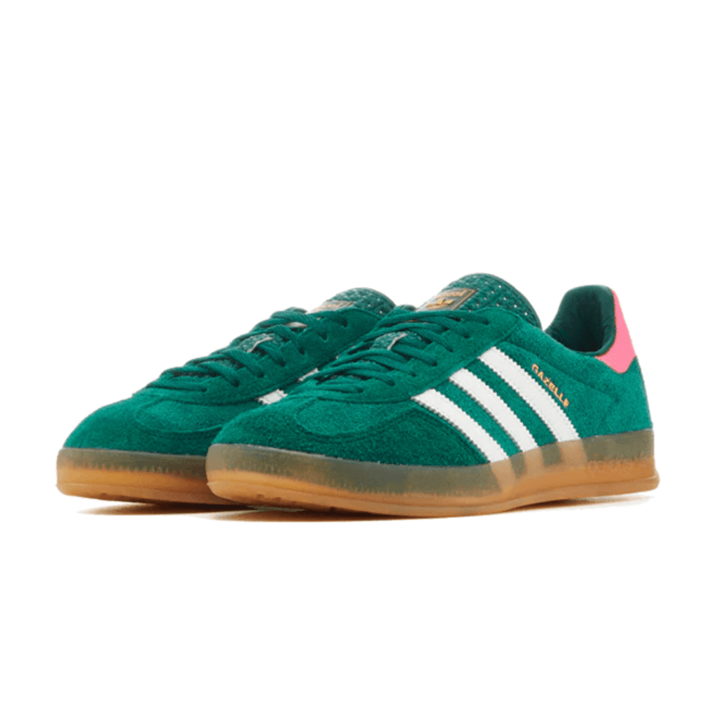 adidas Gazelle Indoor Collegiate Green Lucid Pink W - SNEAKERS OF WISDOM