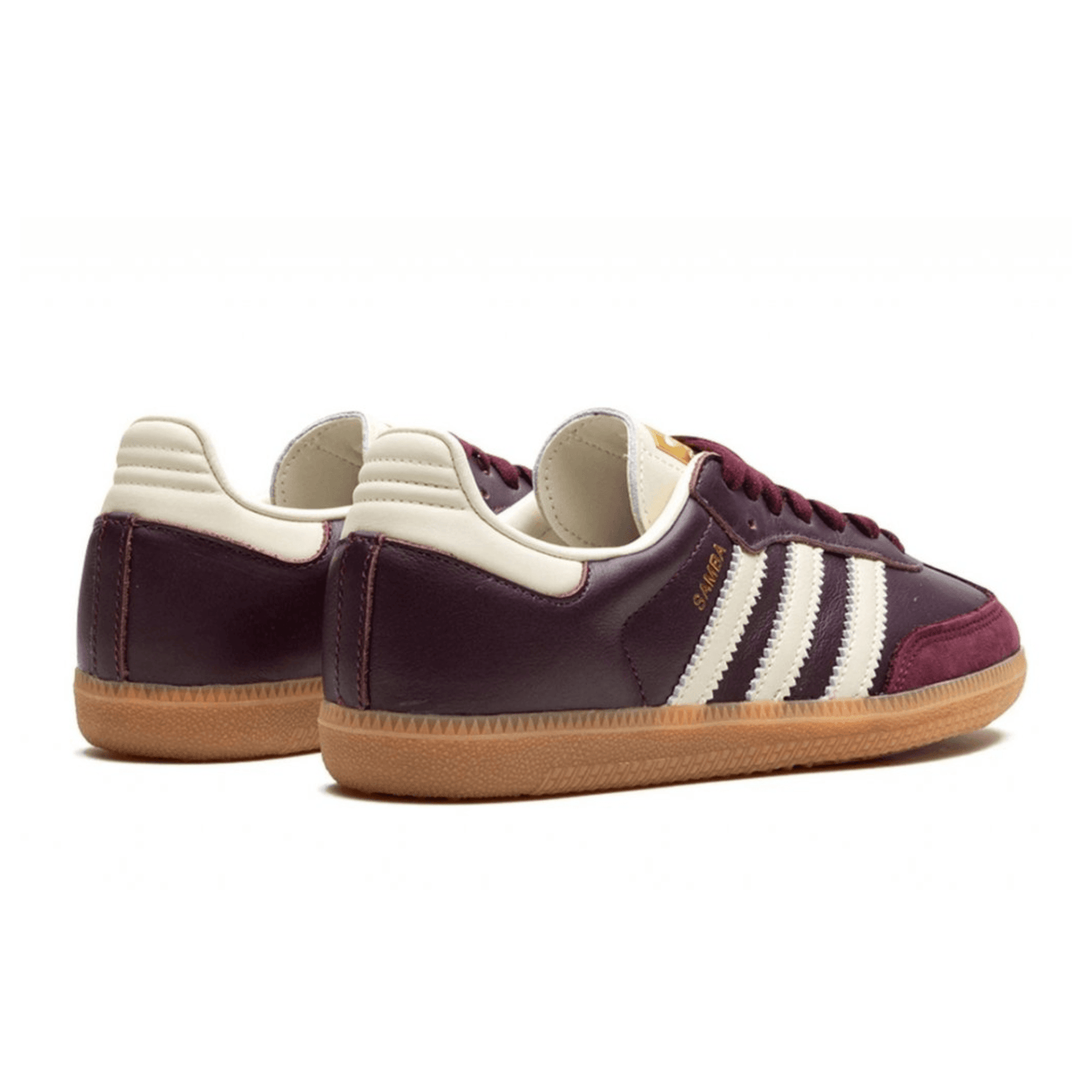 adidas Samba OG Maroon Gold Metallic
