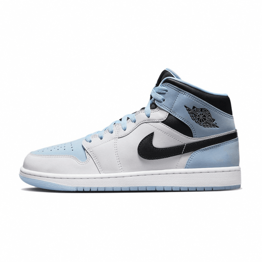 Air Jordan 1 Mid SE Ice Blue - SNEAKERS OF WISDOM