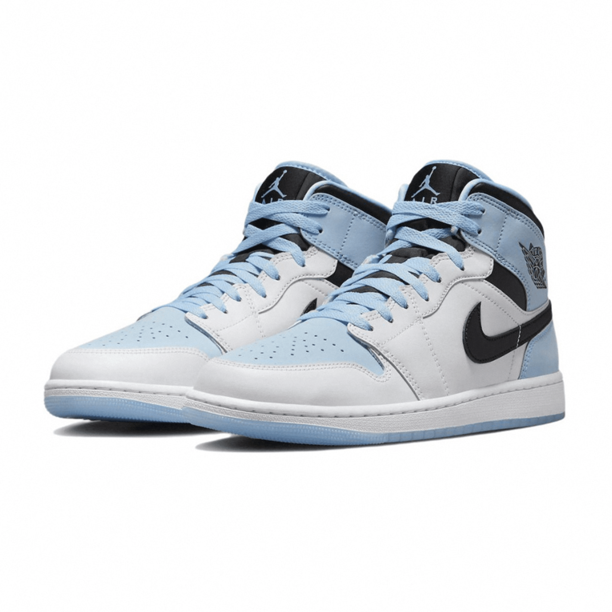 Air Jordan 1 Mid SE Ice Blue - SNEAKERS OF WISDOM