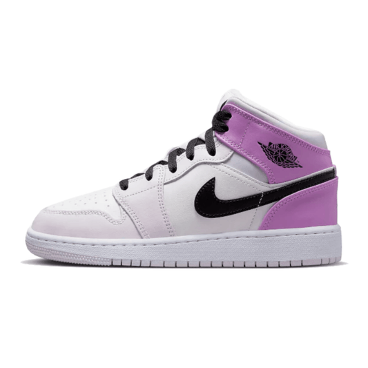 Air Jordan 1 Mid Barely Grape (GS) - SNEAKERS OF WISDOM
