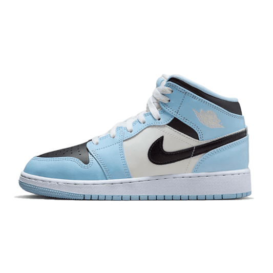 Air Jordan 1 Mid Ice Blue (GS) - SNEAKERS OF WISDOM