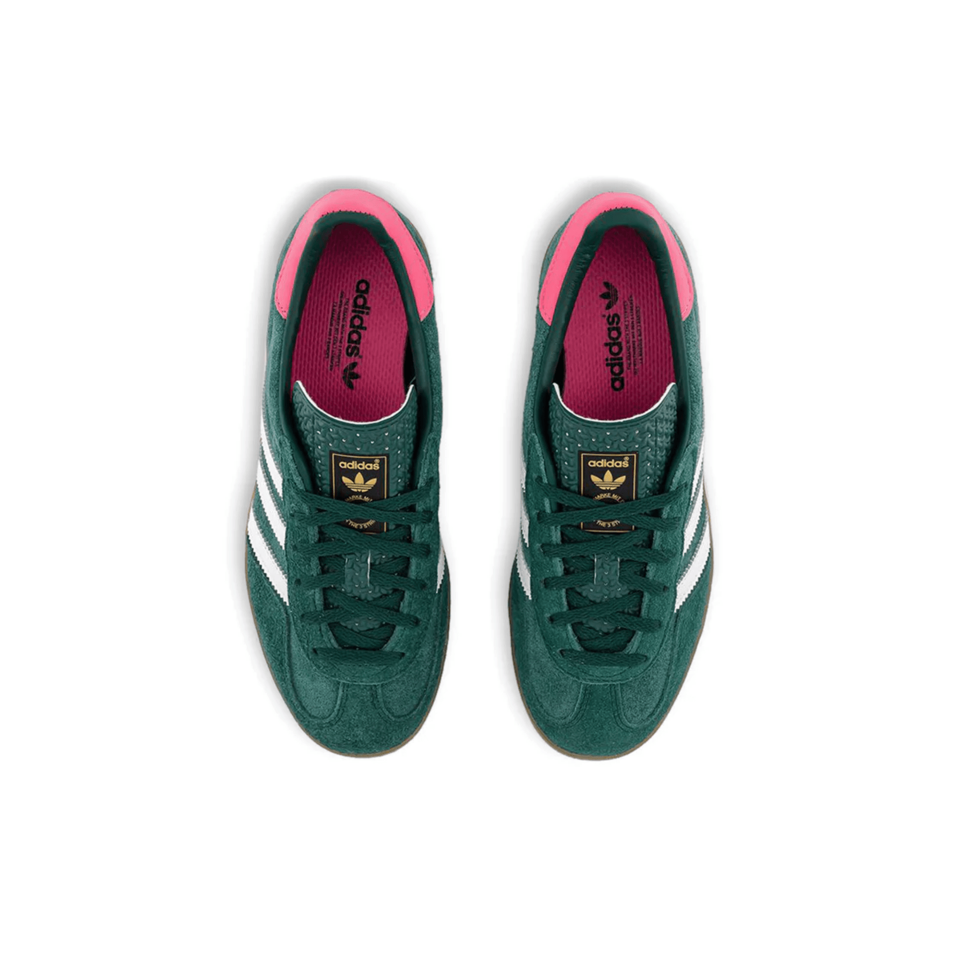 adidas Gazelle Indoor Collegiate Green Lucid Pink W - SNEAKERS OF WISDOM