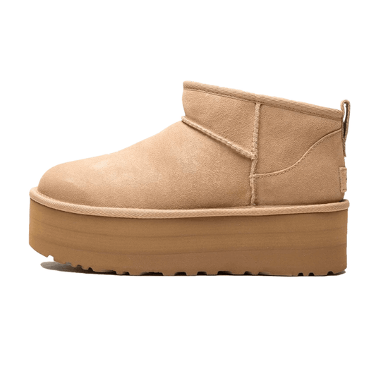 UGG Classic Ultra Mini Platform Boot Sand - SNEAKERS OF WISDOM