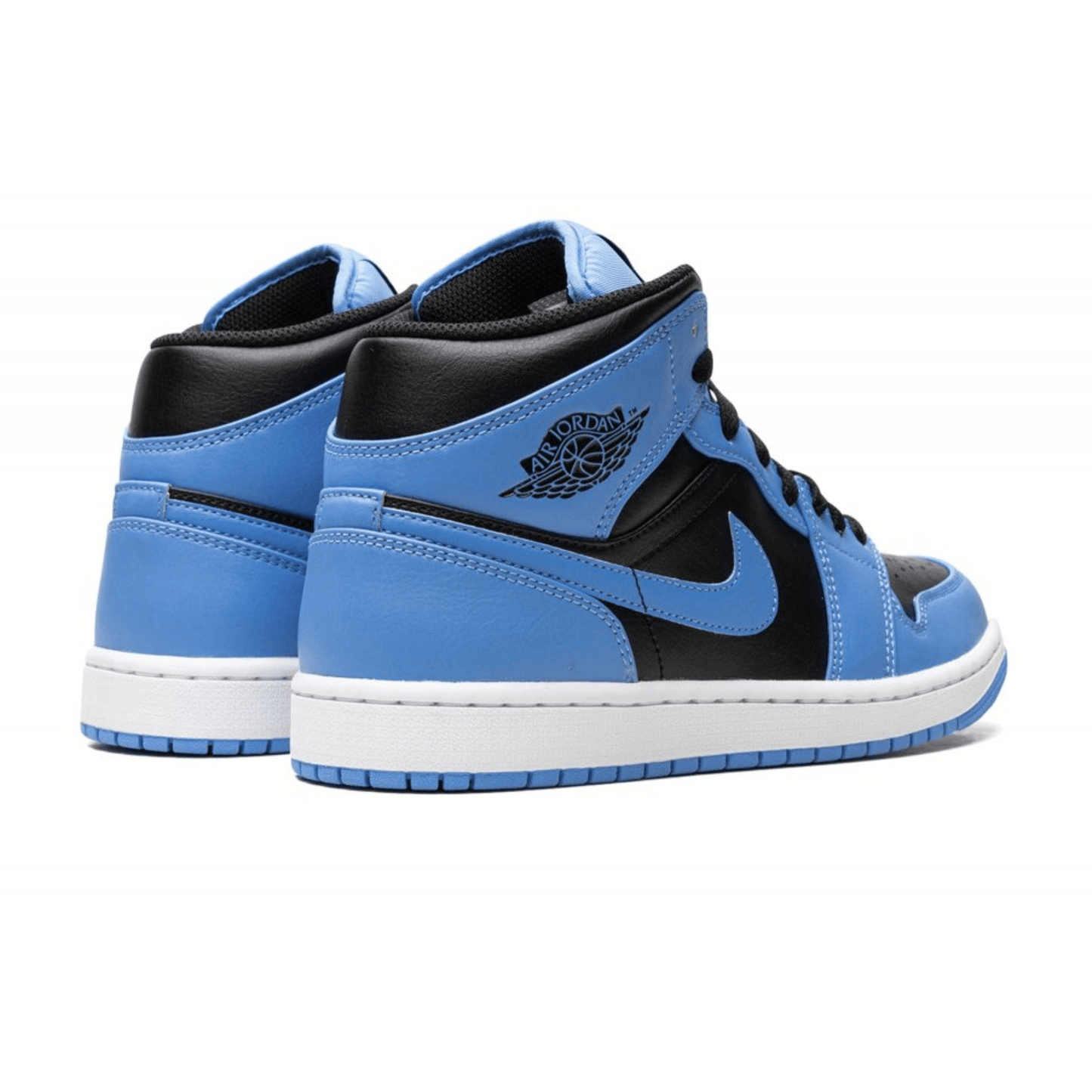 Air Jordan 1 Mid University Blue Black - SNEAKERS OF WISDOM