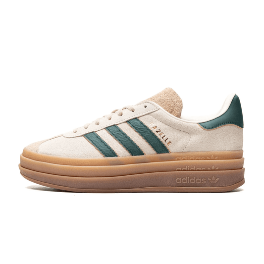 adidas Gazelle Bold Magic Beige Collegiate Green W - SNEAKERS OF WISDOM