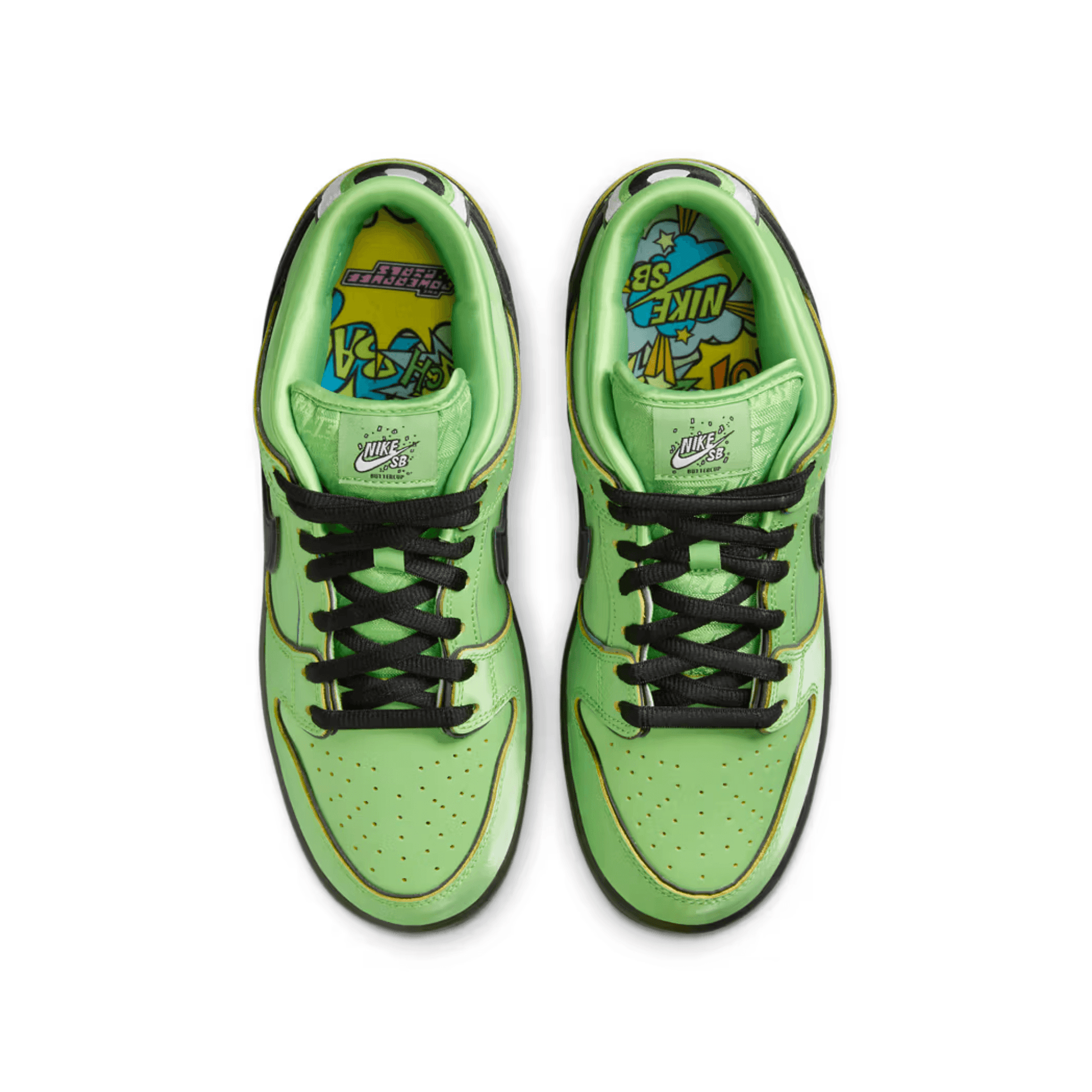 Nike SB Dunk Low The Powerpuff Girls Buttercup - SNEAKERS OF WISDOM